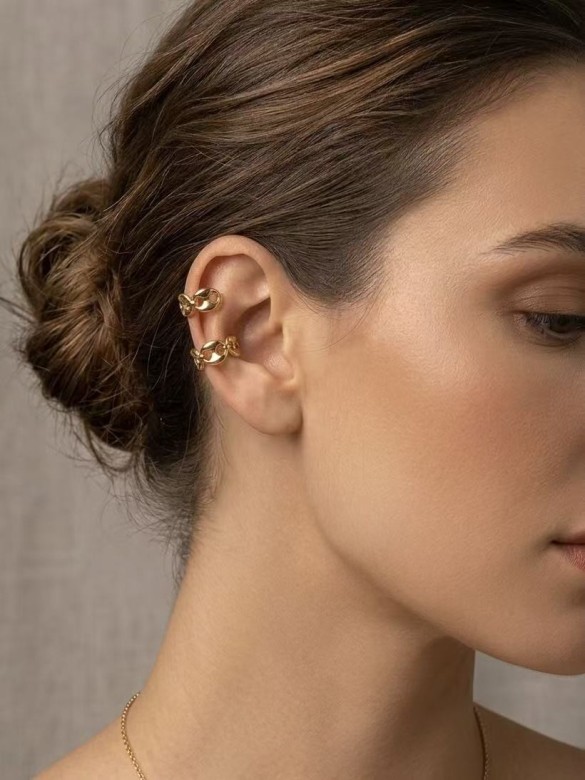 Boucles d'oreilles en acier inoxydable E474