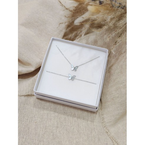 Coffret bijoux en acier inoxydable C096