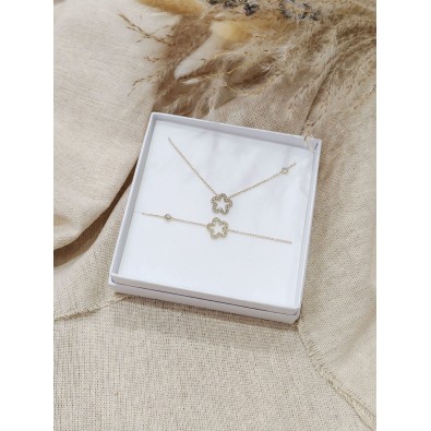 Coffret bijoux en acier inoxydable C098