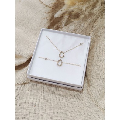 Coffret bijoux en acier inoxydable C099