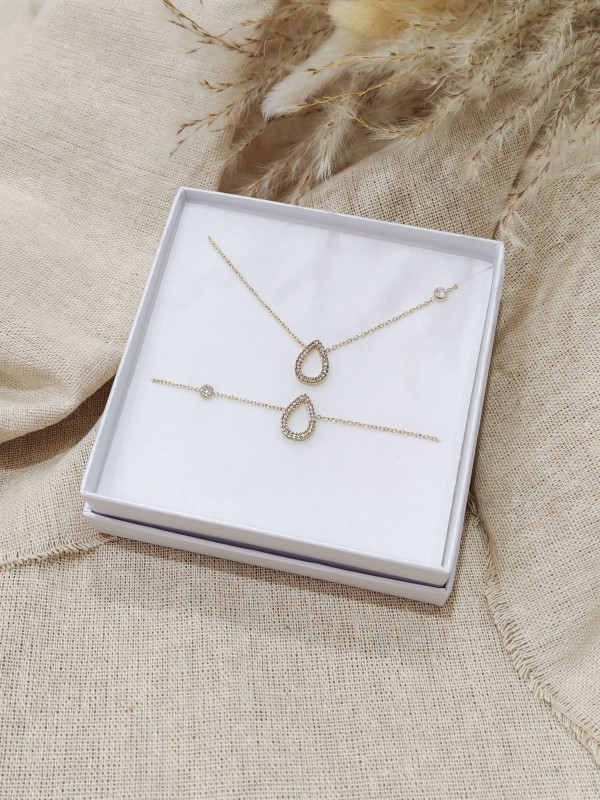 Coffret bijoux en acier inoxydable C099