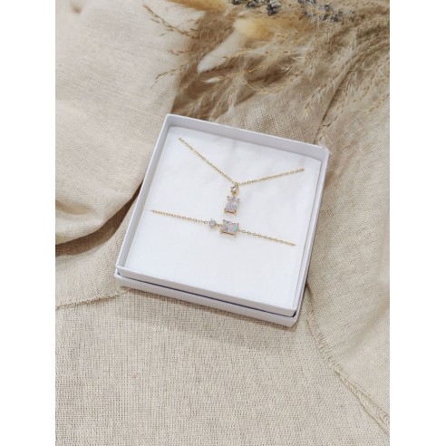 Coffret bijoux en acier inoxydable C100