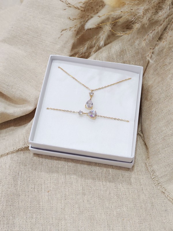 Coffret bijoux en acier inoxydable C101
