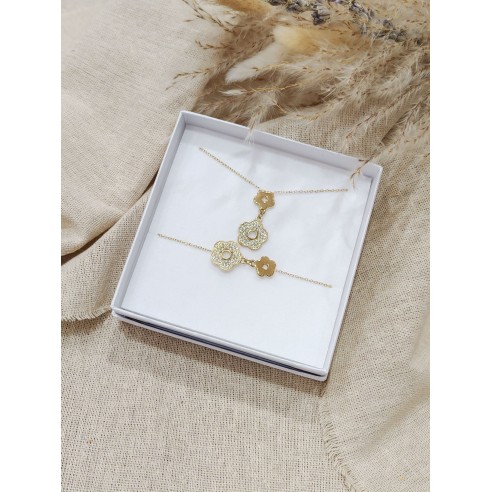 Coffret bijoux en acier inoxydable C102