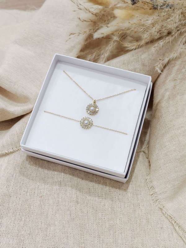 Coffret bijoux en acier inoxydable C103
