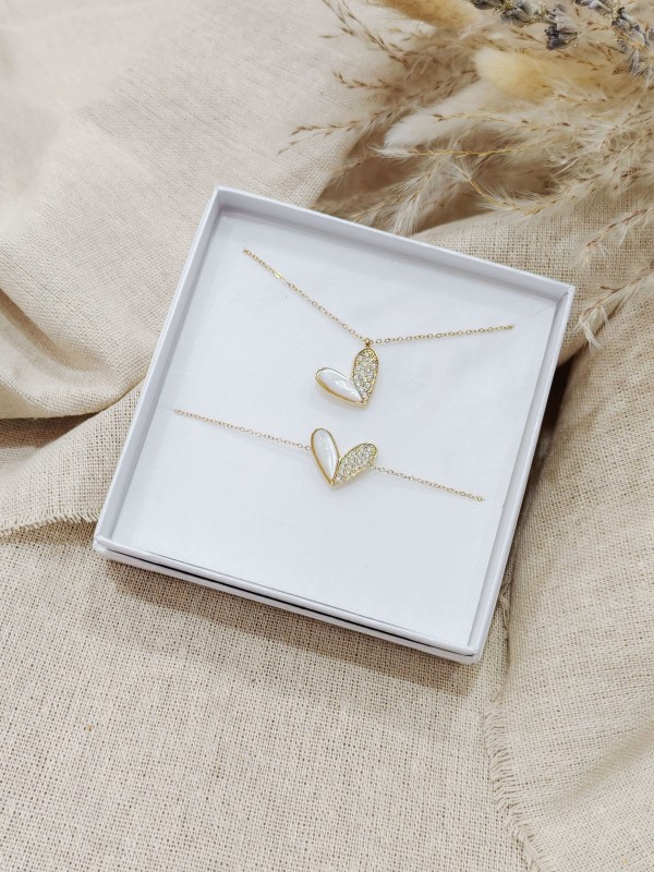 Coffret bijoux en acier inoxydable C104