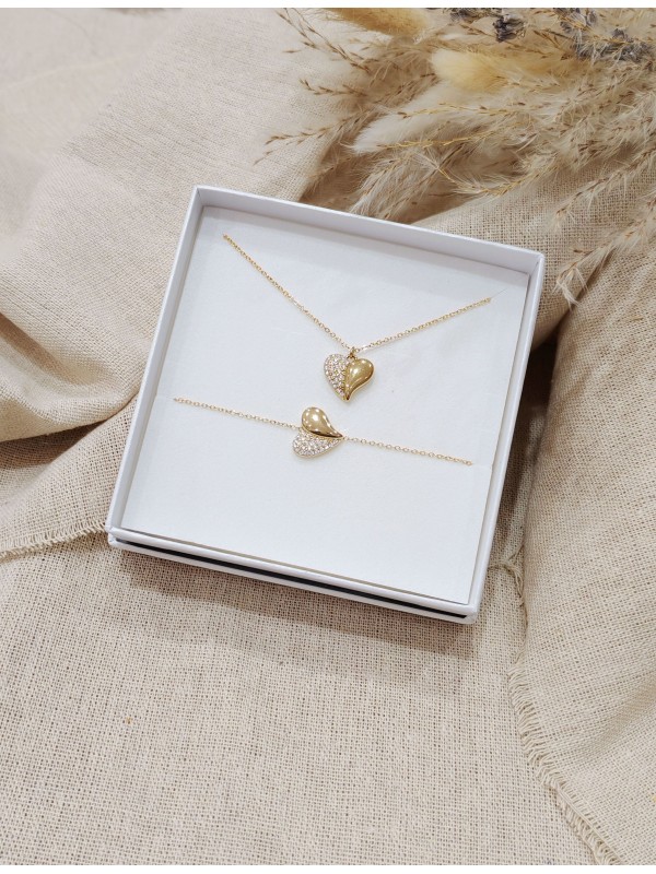 Coffret bijoux en acier inoxydable C105