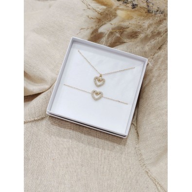 Coffret bijoux en acier inoxydable C106