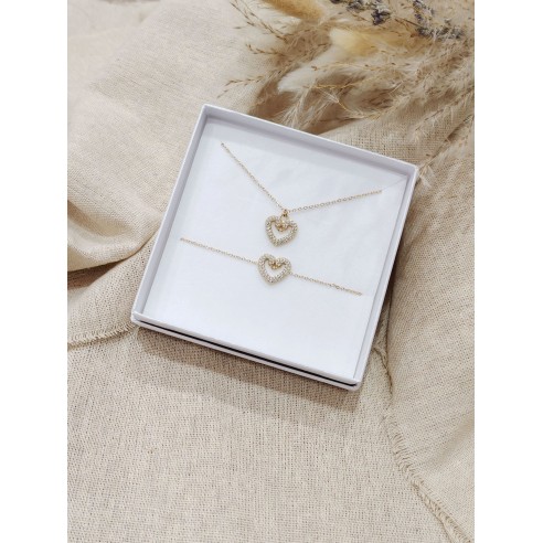Coffret bijoux en acier inoxydable C106