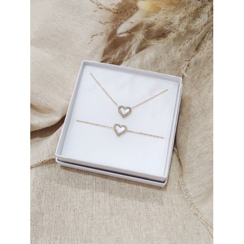Coffret bijoux en acier inoxydable C107