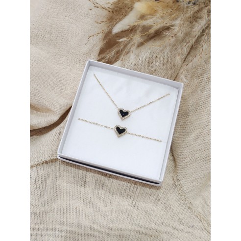 Coffret bijoux en acier inoxydable C107