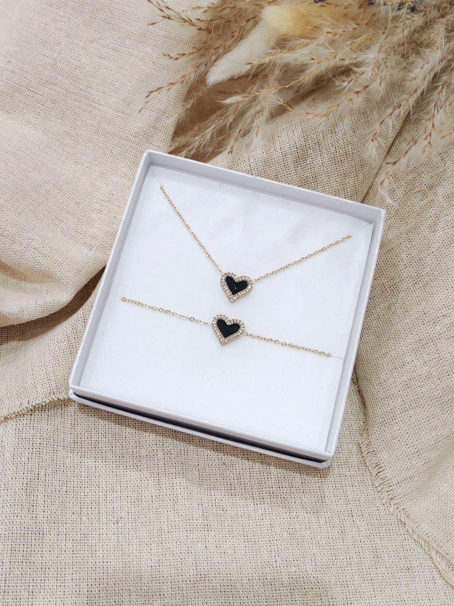 Coffret bijoux en acier inoxydable C107