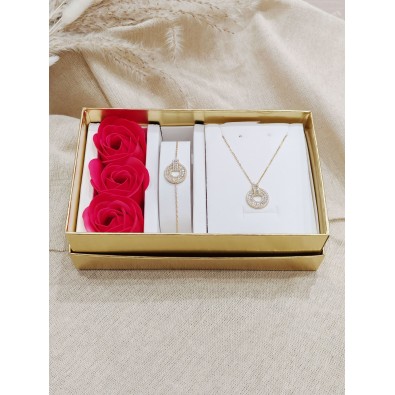 Coffret bijoux en acier inoxydable C108
