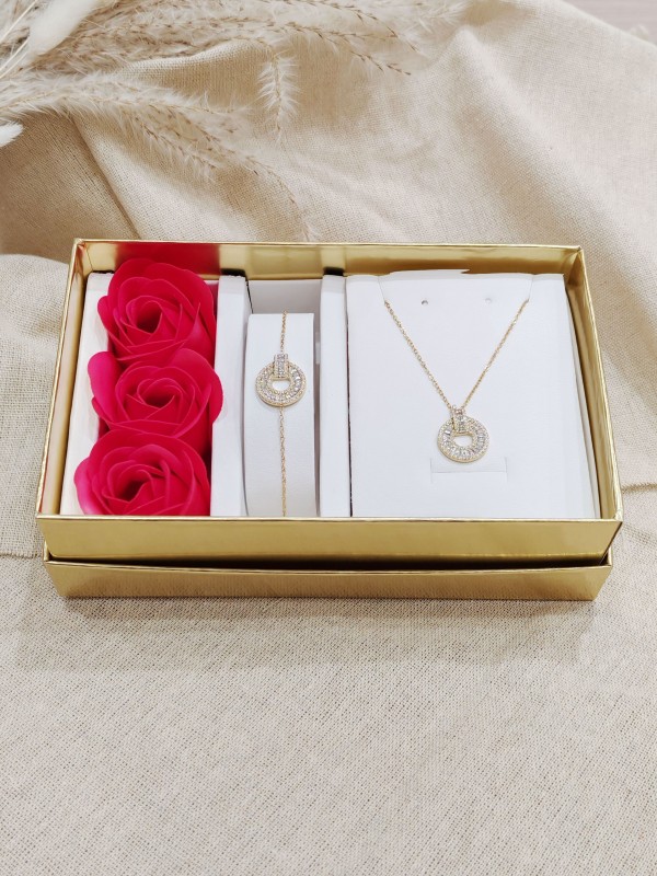 Coffret bijoux en acier inoxydable C108