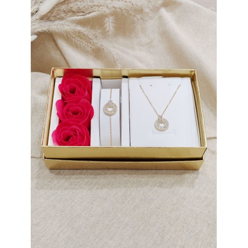Coffret bijoux en acier inoxydable C108