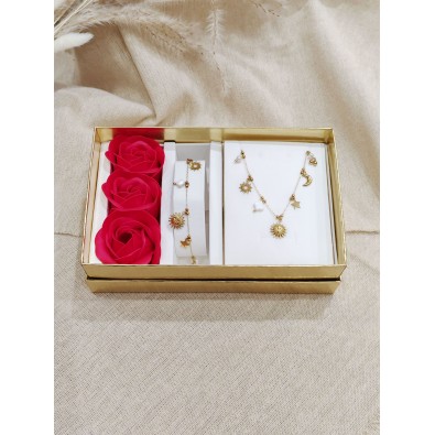 Coffret bijoux en acier inoxydable C110