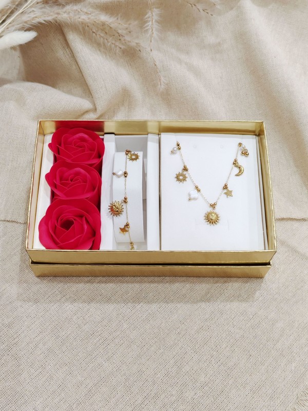 Coffret bijoux en acier inoxydable C110