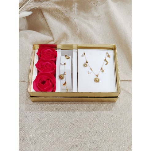 Coffret bijoux en acier inoxydable C110