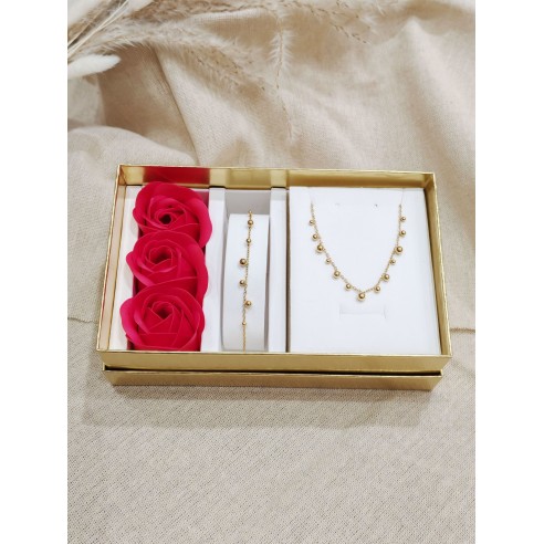 Coffret bijoux en acier inoxydable C111