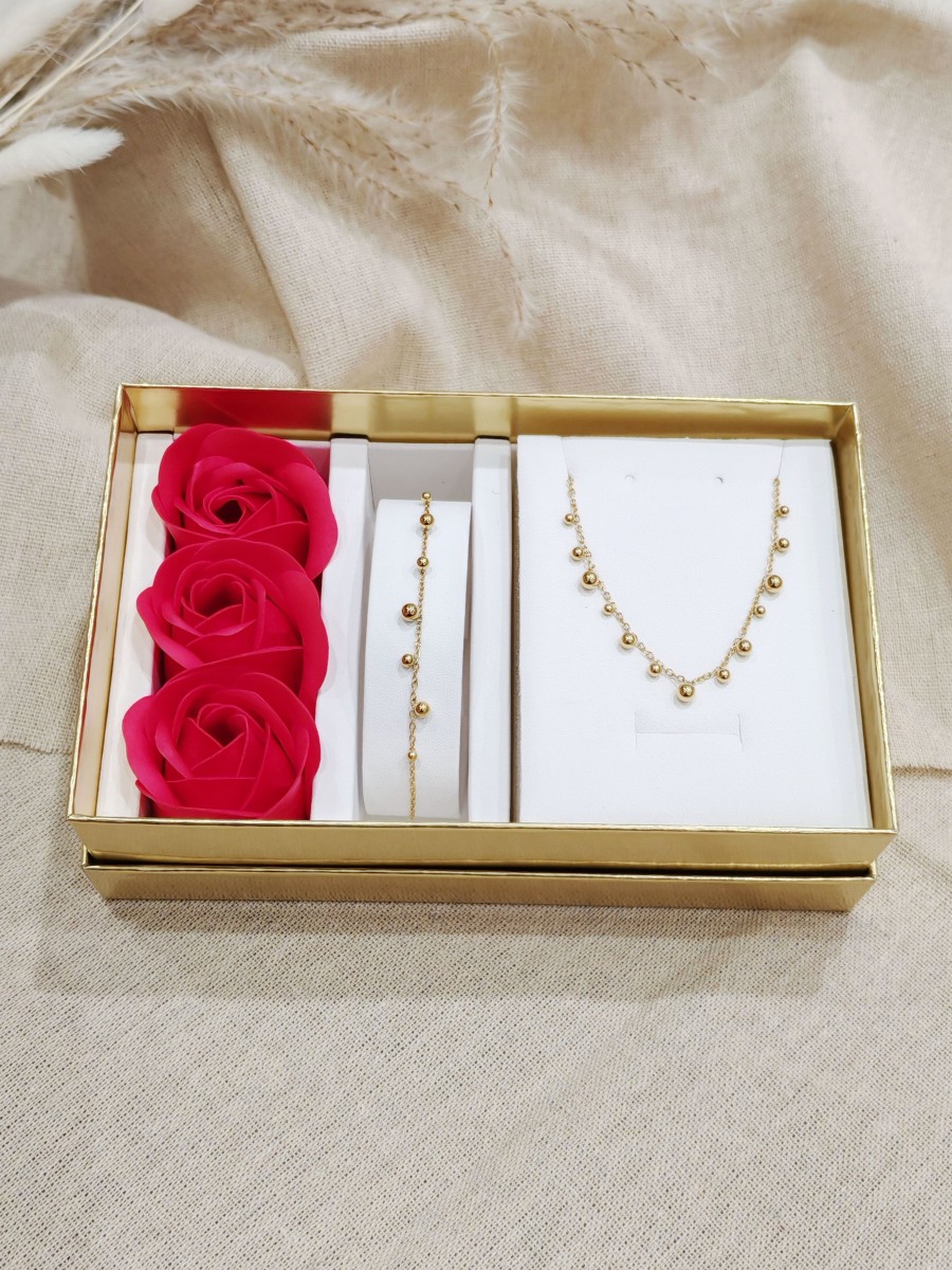 Coffret bijoux en acier inoxydable C111