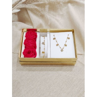 Coffret bijoux en acier inoxydable C112