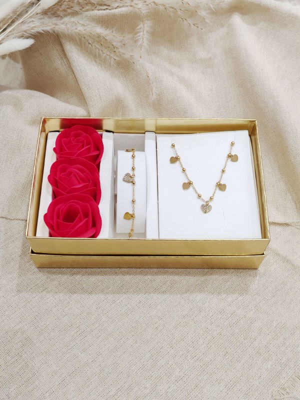 Coffret bijoux en acier inoxydable C112