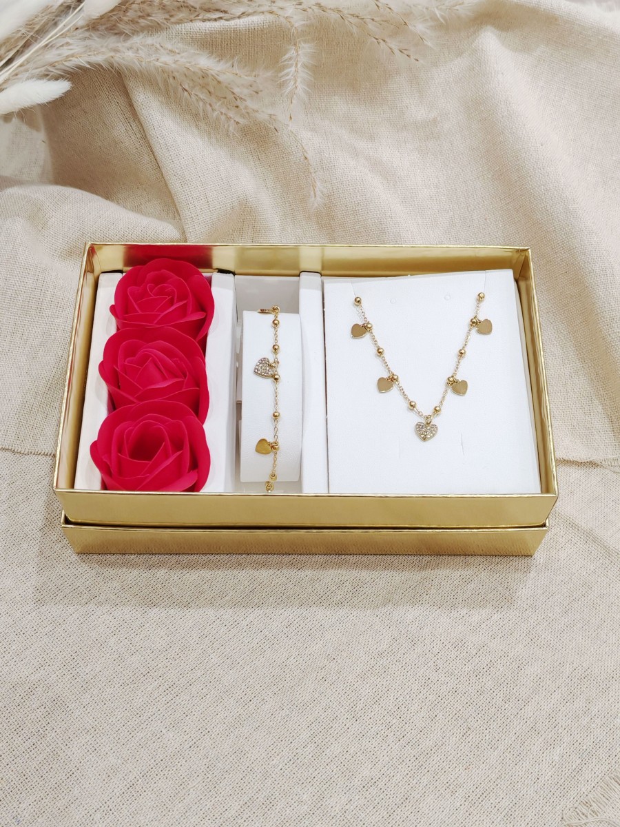 Coffret bijoux en acier inoxydable C112