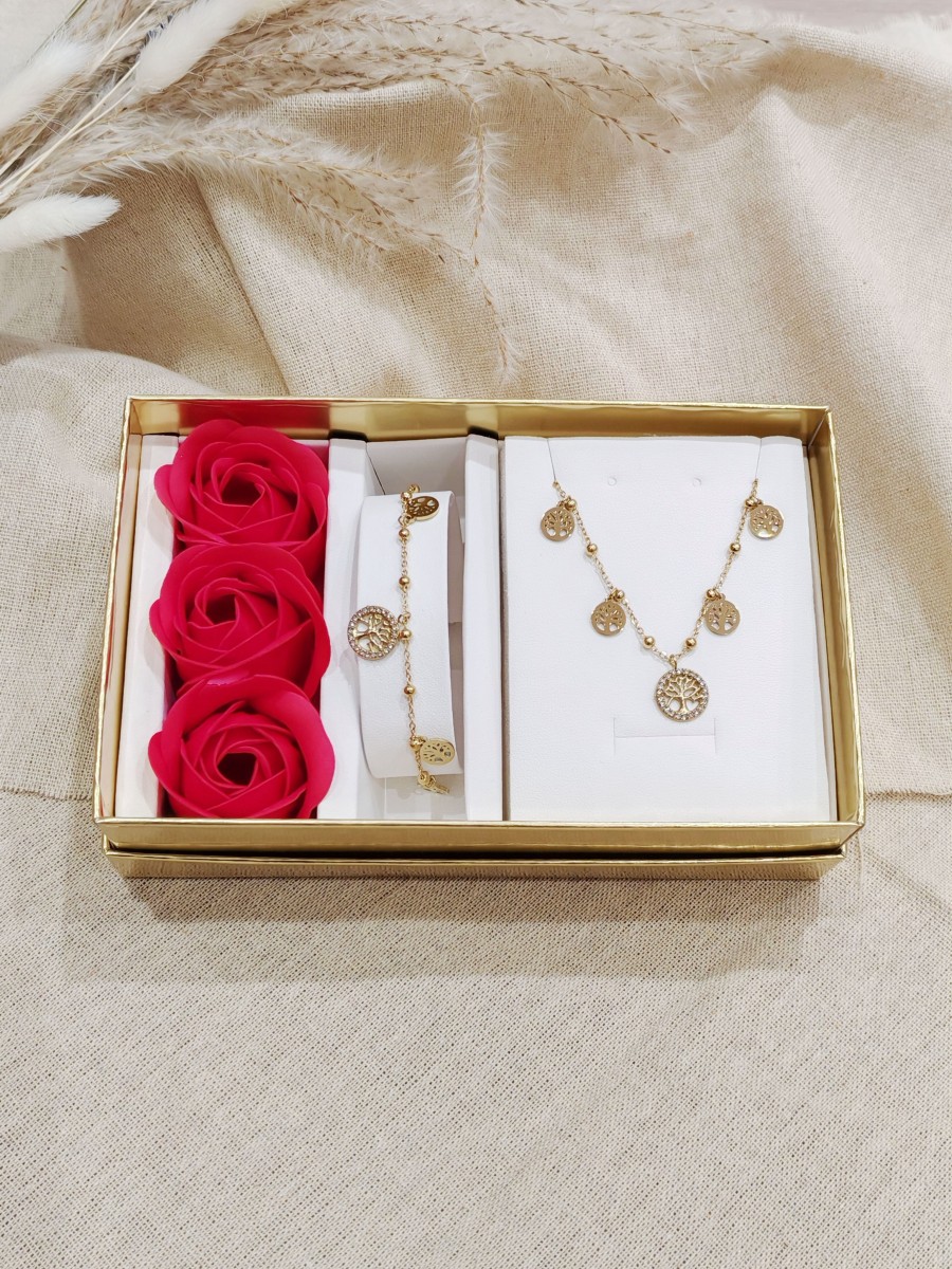 Coffret bijoux en acier inoxydable C113