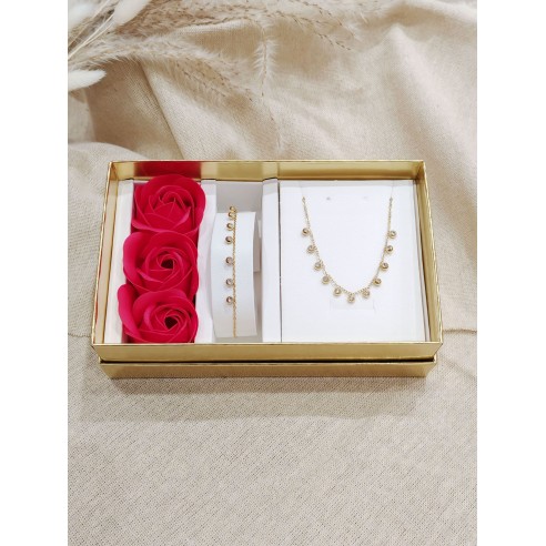 Coffret bijoux en acier inoxydable C114