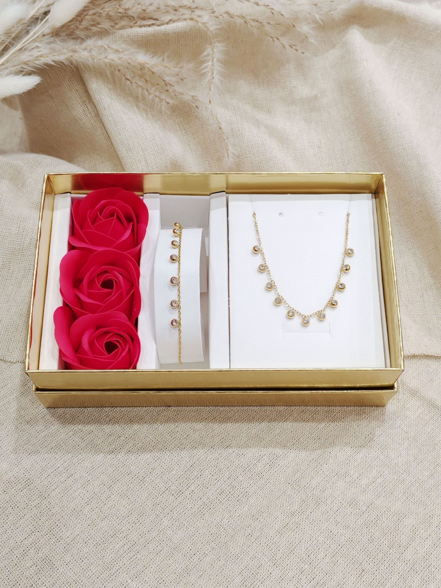 Coffret bijoux en acier inoxydable C114