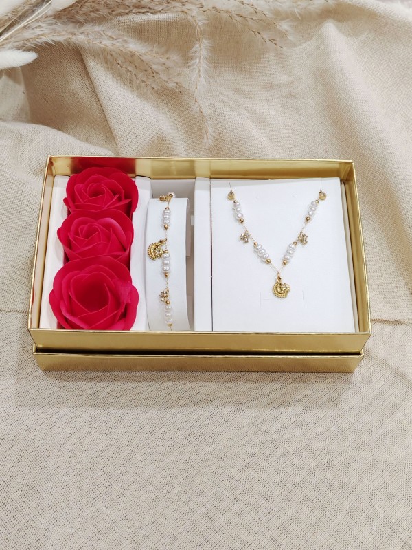 Coffret bijoux en acier inoxydable C115