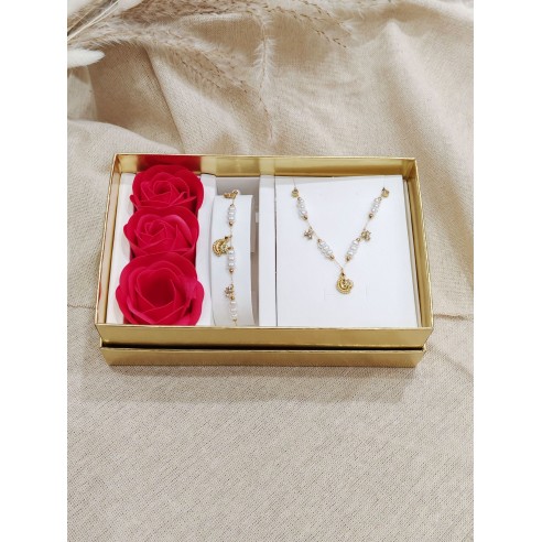 Coffret bijoux en acier inoxydable C115