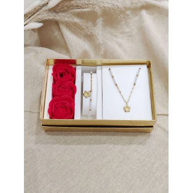 Coffret bijoux en acier inoxydable C116