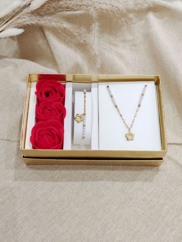 Coffret bijoux en acier inoxydable C116