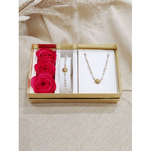 Coffret bijoux en acier inoxydable C117
