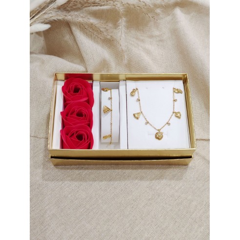 Coffret bijoux en acier inoxydable C118