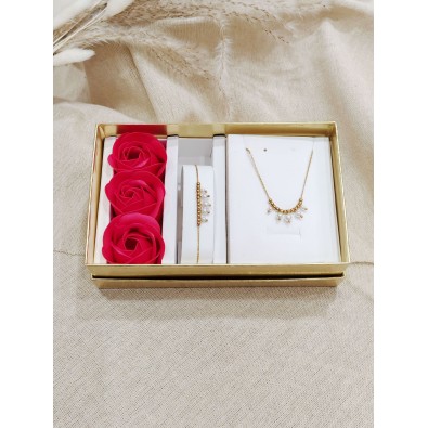 Coffret bijoux en acier inoxydable C119