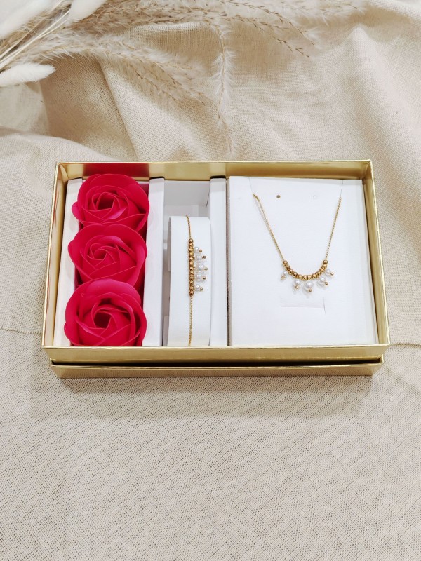 Coffret bijoux en acier inoxydable C119