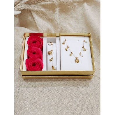 Coffret bijoux en acier inoxydable C120