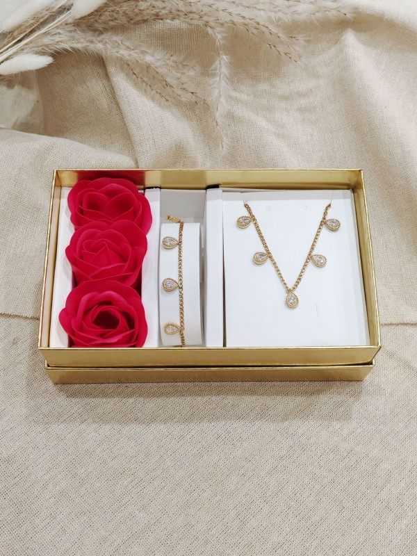 Coffret bijoux en acier inoxydable C122