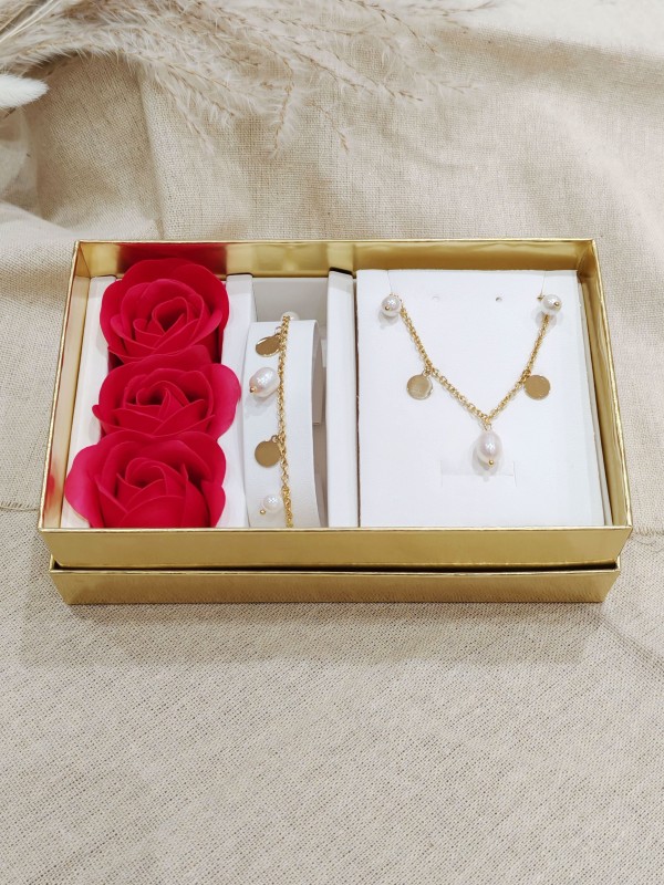 Coffret bijoux en acier inoxydable C124