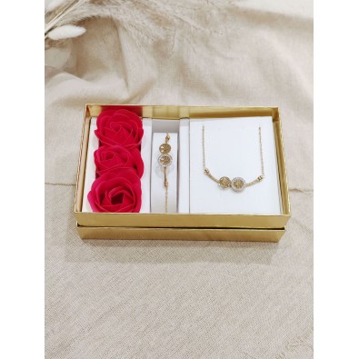 Coffret bijoux en acier inoxydable C126