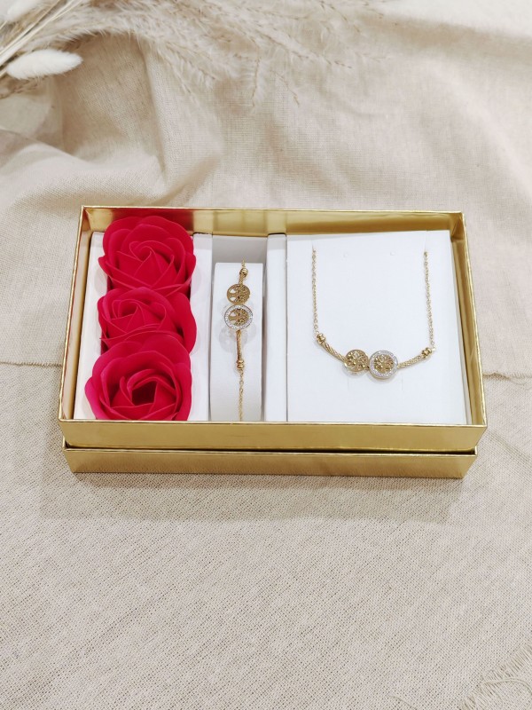 Coffret bijoux en acier inoxydable C126