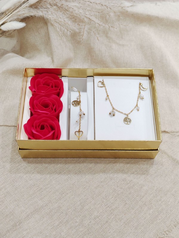Coffret bijoux en acier inoxydable C127