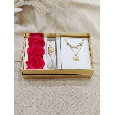 Coffret bijoux en acier inoxydable C129