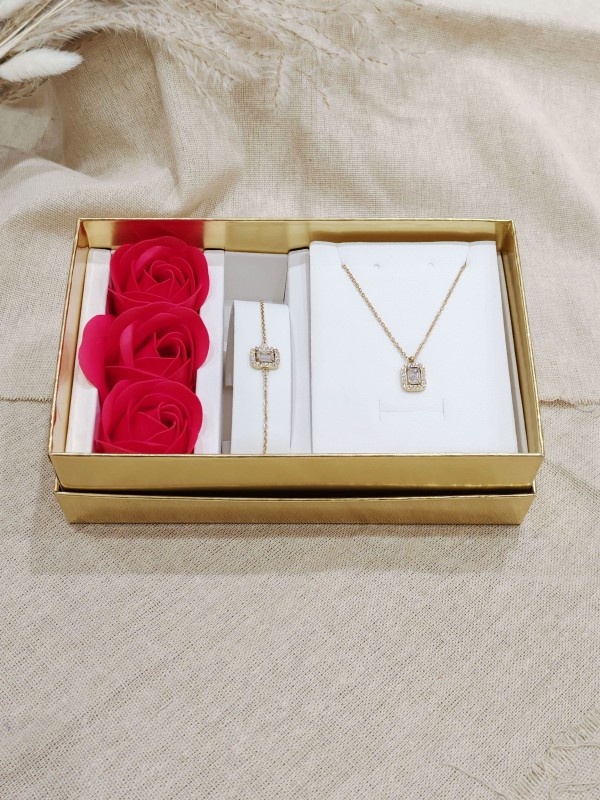 Coffret bijoux en acier inoxydable C130