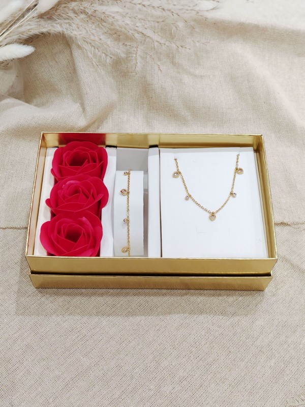 Coffret bijoux en acier inoxydable C131