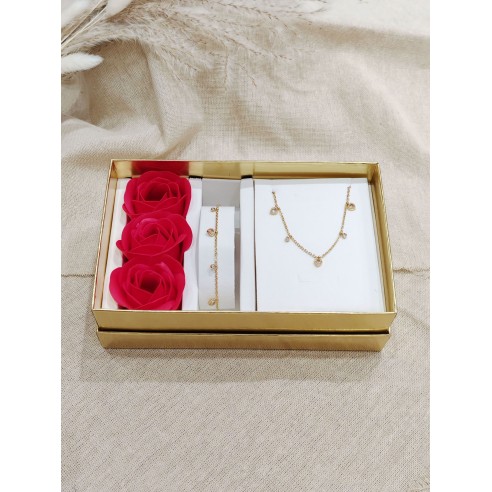 Coffret bijoux en acier inoxydable C131