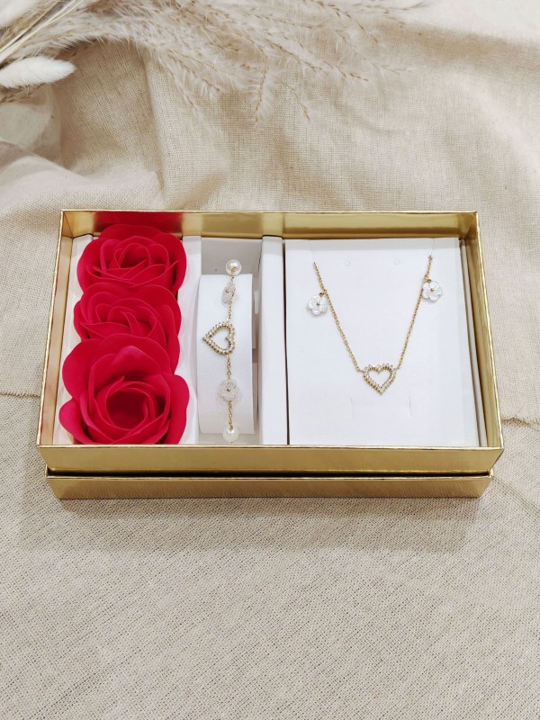 Coffret bijoux en acier inoxydable C132