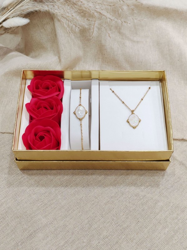 Coffret bijoux en acier inoxydable C133